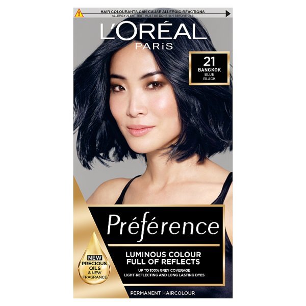Preference Infinia 21 Starry Night Blue Black Hair Dye