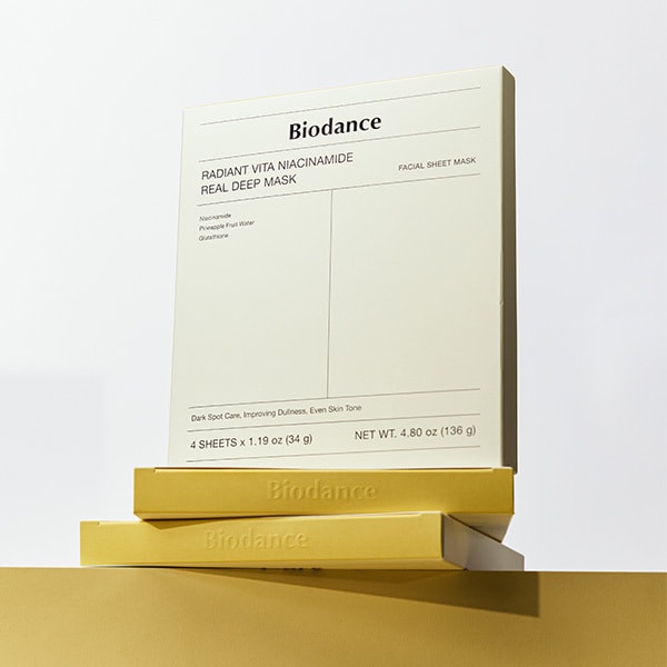 Biodance Radiant Vita Niacinamide Real Deep Mask 34G 4pk