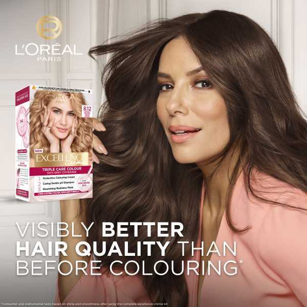 L'Oréal Excellence Crème 8.12 Natural Frosted Beige Blonde
