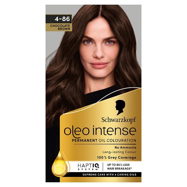 Schwarzkopf Oleo Intense Chocolate Brown Permanent Hair Dye