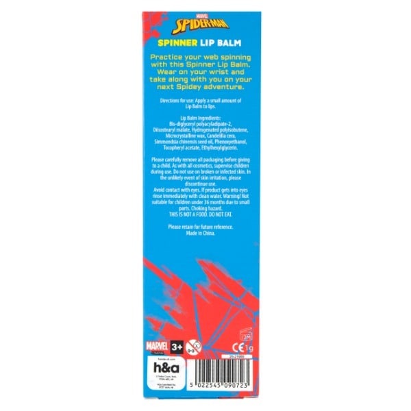 Spiderman Web Spinner Lip Balm 1G