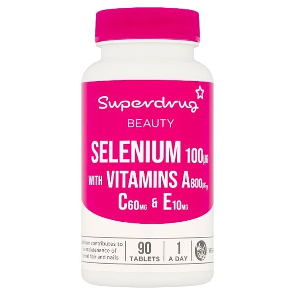 Superdrug Selenium with Vitamins A, C & E Tablets 90