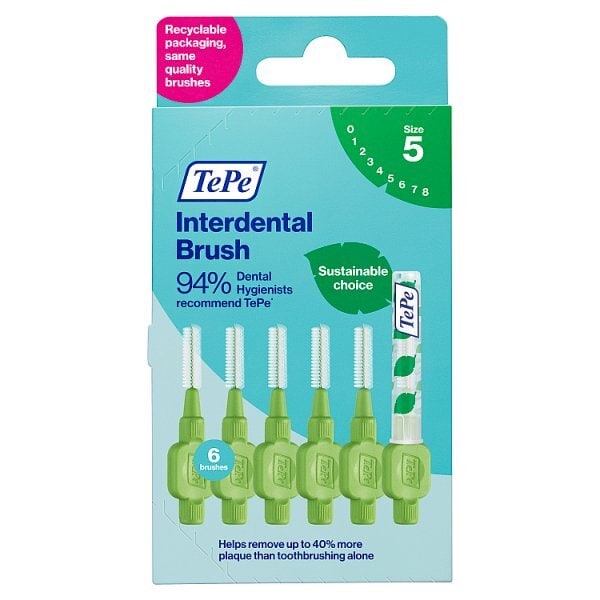TePe Interdental brushes X6 - Green 0.8
