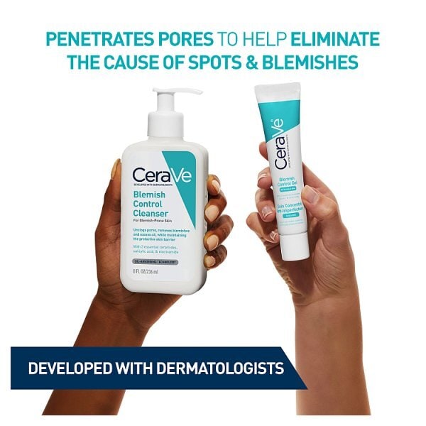 CeraVe Blemish Control Cleanser with Salicylic Acid & Niacinamide for Blemish-Prone Skin 473ml