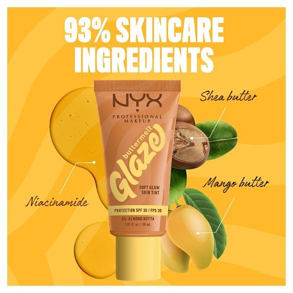 NYX Professional Makeup Buttermelt Glaze Skin Tint + SPF30 Foundation