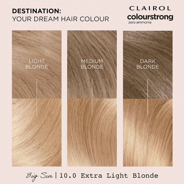 Clairol Colour Strong Zero Ammonia Dye Extra Light Blonde