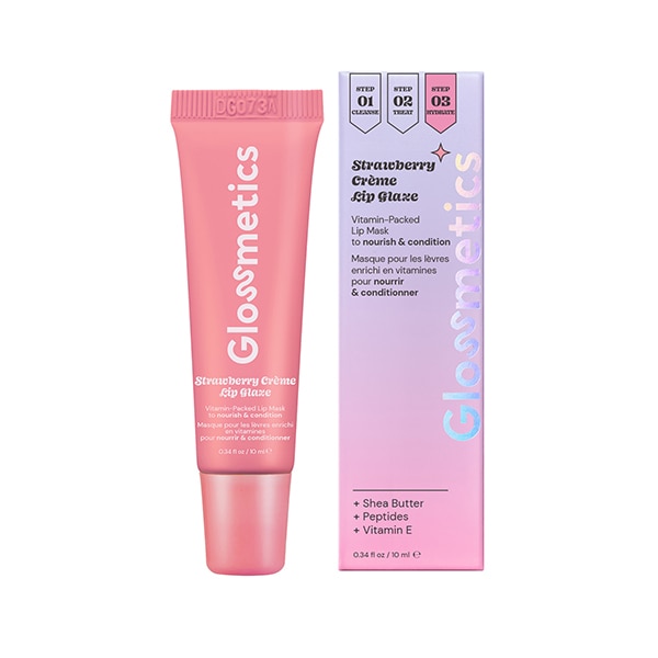 Glossmetics Strawberry Crème Peptide Lip Glaze (Shade: Pink) - 10ml