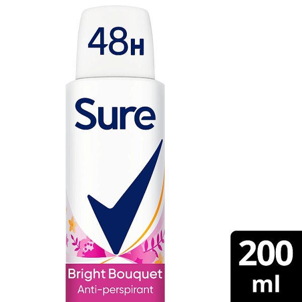 Sure Antiperspirant Deo Aerosol Essential Bouquet 200ml