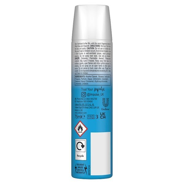 DNR Impulse Throwback Collection Air Body Spray