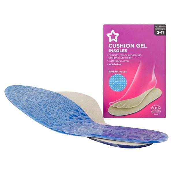 Superdrug Cushion Gel Insoles 1 Pair