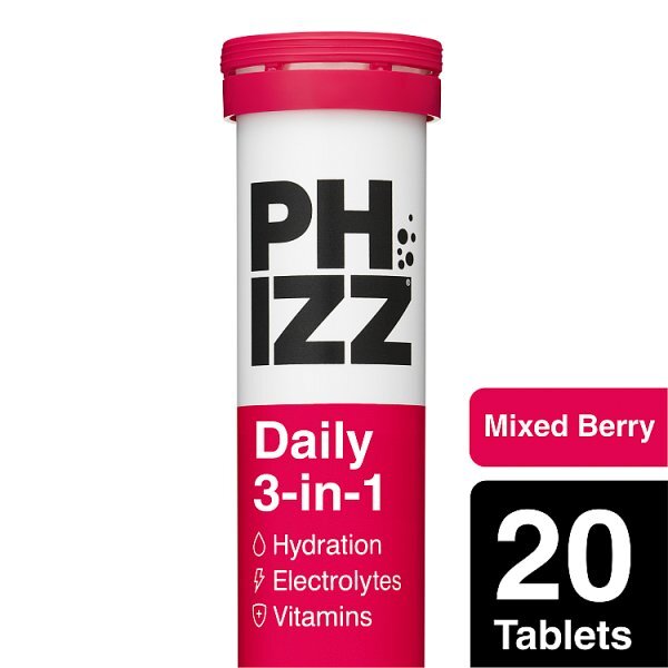 Phizz Mixed Berry 3-In-1 Hydration, Electrolytes & Vitamins