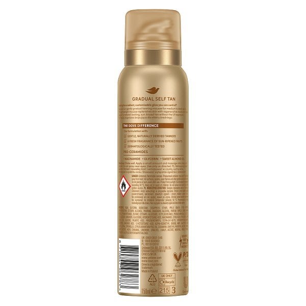 Dove Summer Revived Medium to Dark Gradual Tanning Mousse 150 ml