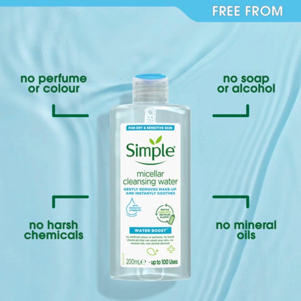 DNR Simple Water Boost Micellar Cleansing Water 200ml