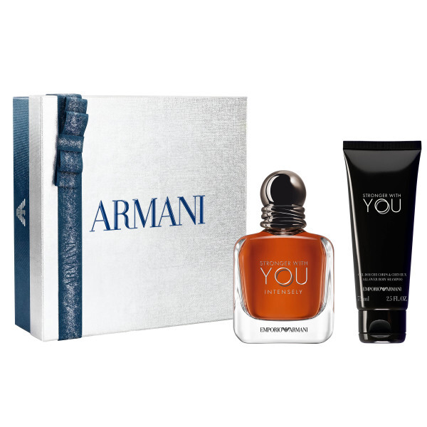 Armani Stronger With You Intensely EDP 50ml & Shower Gel Gift Set