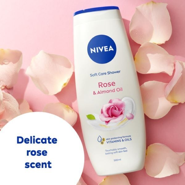 NIVEA SHOWER ROSE 500ML