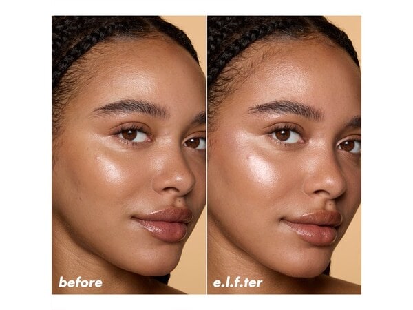 E.L.F. Halo Glow Silky Powder Highlighter Blush Money