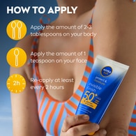 Nivea Sun Protect & Moisture Sun Cream Spf50+ 150Ml