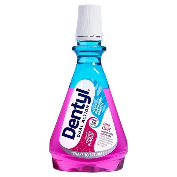 DNR Dentyl Dual Action Fresh Clove CPC Mouthwash 500ml