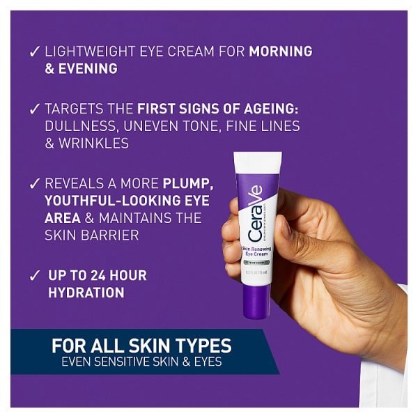 CeraVe Skin Renewing Eye Cream with Peptide Complex & Caffeine 15ml
