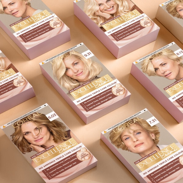 L'Oreal Paris Excellence Crème Universal Nudes 7.31 Caramel Blonde