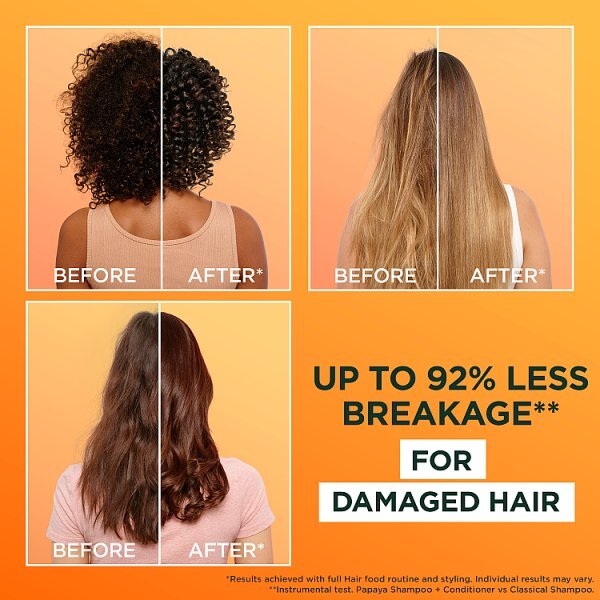 Garnier Ultimate Blends Hair Food Papaya Shampoo 350ml