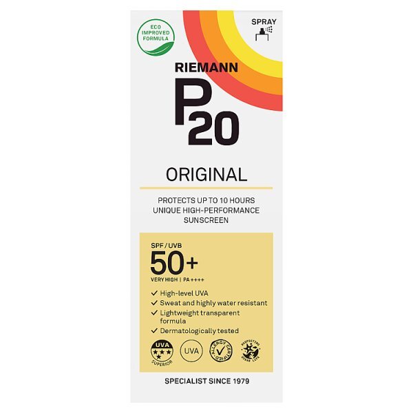 P20 Original Suncream SPF50+ 200ml