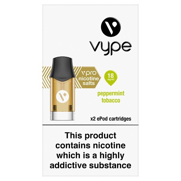 Vype Epod Cartridges Vpro Peppermint Tobacco  18Mg/Ml