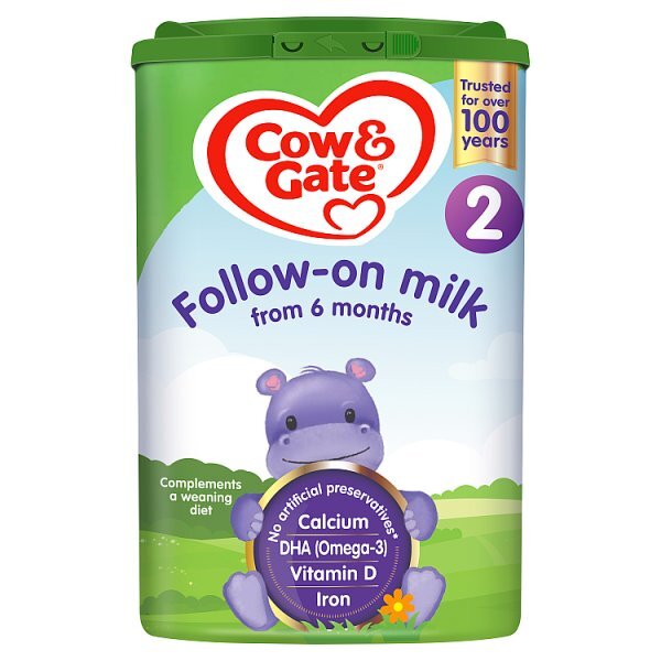 Cow & Gate 2 Follow On Baby Milk Formula 6-12 Months 800g