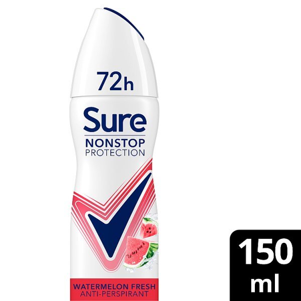 DNR Sure Nonstop Protection Watermelon  Anti-Perspirant Aerosol 150ml
