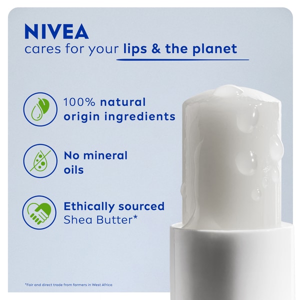 NIVEA Original Care Lip Balm with Jojoba Oil 4.8g