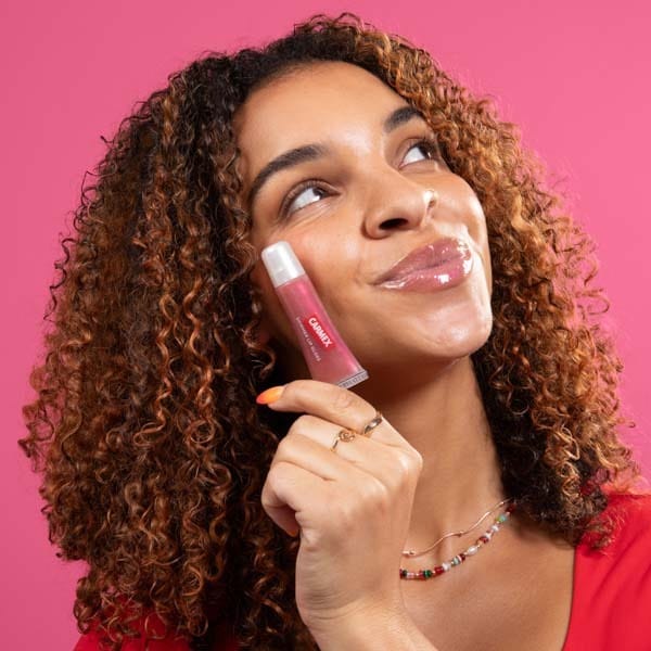 Carmex Raspberry Lip Gloss Shimmer Tube 10G