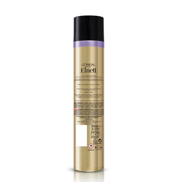 L'Oreal Paris Elnett Strong Hold & Shine Hairspray 200ml