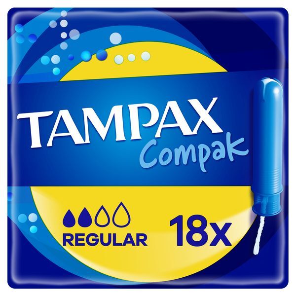 Tampax Compak Regular Tampons 18