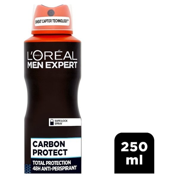 L'Oreal Paris Men Expert Carbon Protect 5in1 Spray Deodorant 250ml