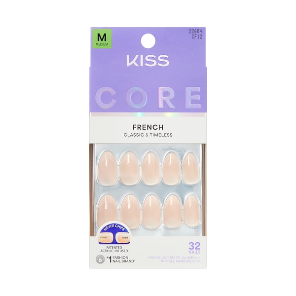 KISS CORE FRENCH NAILS BURBLE
