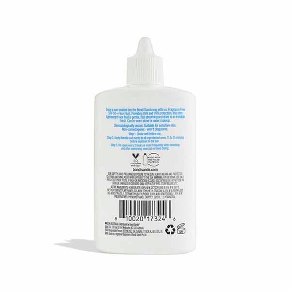 Bondi Sands Spf 50+ Fragrance Free Face Fluid 50Ml