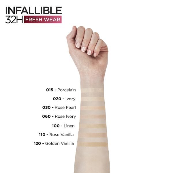 L'Oréal Paris Infallible 32 Fresh Wear Foundation 120 Warm