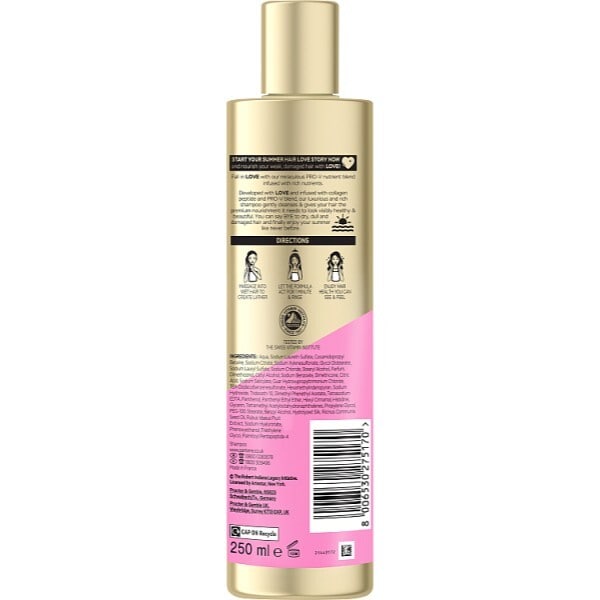 Pantene Pro-V LOVE Robert Indiana Keratin Hair Shampoo 250ml