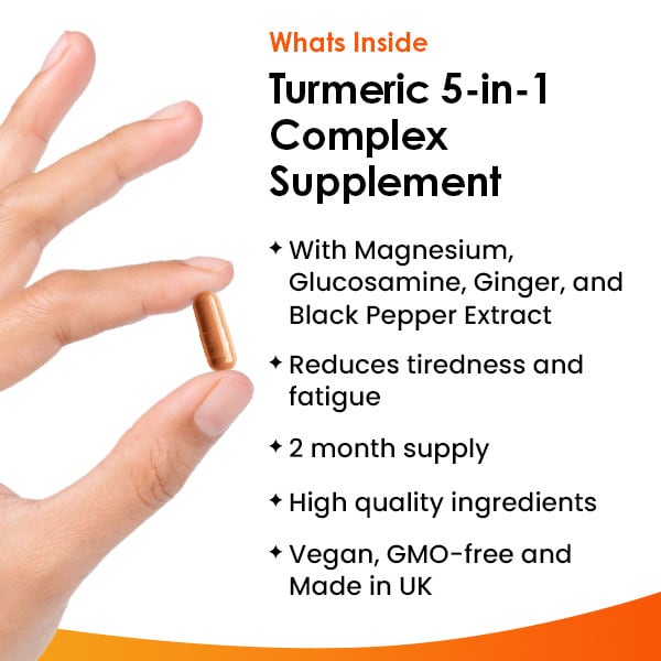 New Leaf Turmeric 5 in 1 Complex Tablets 2 month supply 120s