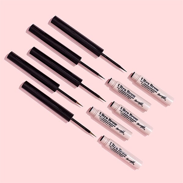 Barry M Ultra Brow 2-In-1 Browliner & Serum - Medium Brown