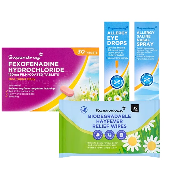 Superdrug Fexofenadine Total Bundle
