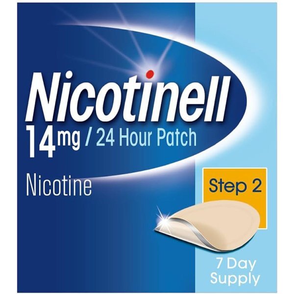 Nicotinell 14mg/24 Hour Patch Step 2 7 Day Supply