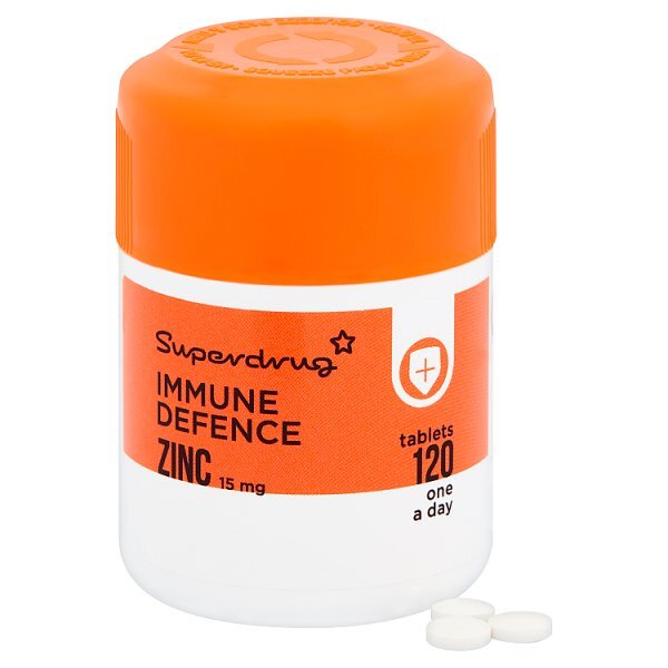 Superdrug Zinc 15mg Tablets X 120