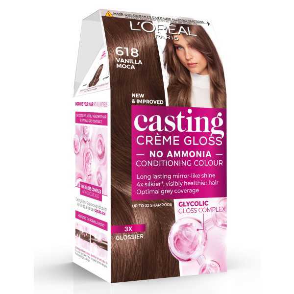 L'Oréal Casting Crème Gloss 618 Vanilla Mocha Hair Dye