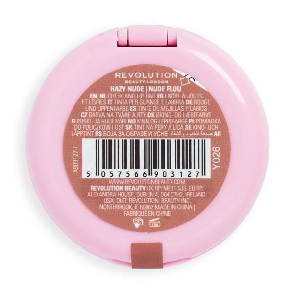 Revolution Bouncy Pudding Lip & Cheek Hazy Nude