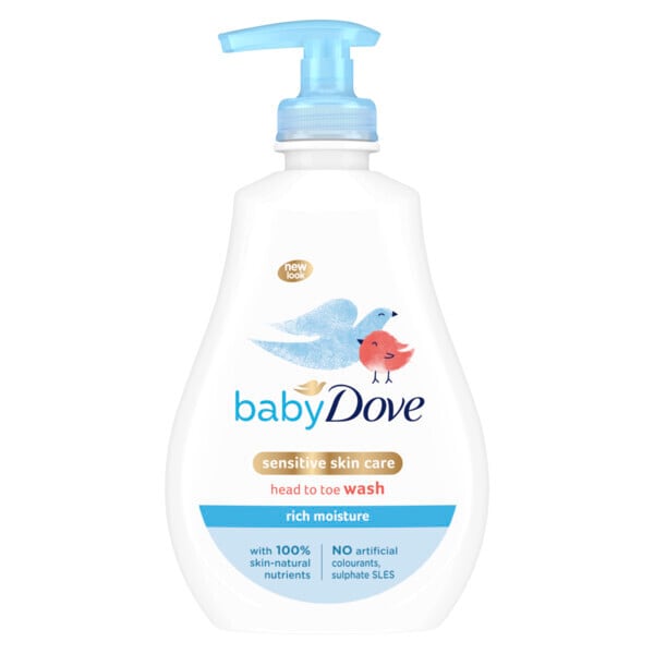 Baby Dove Rich Moisture Head To Toe Wash 400ml