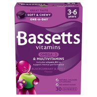 Bassetts Vitamins 3-6 Multivitamins + Omega 3 Pastilles 30s