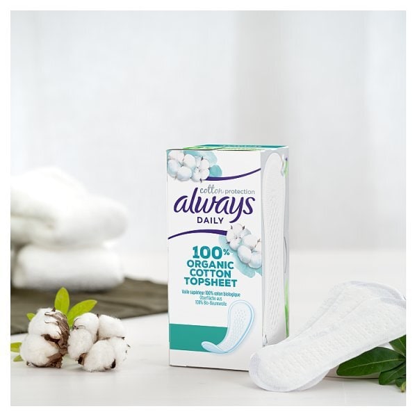 Always Dailies Cotton Protection Panty Liners Normal X 28
