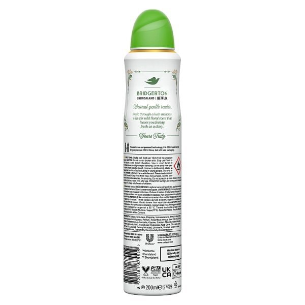Dove Bridgerton Anti-Perspirant Aerosol Love & Meadows 200 ml