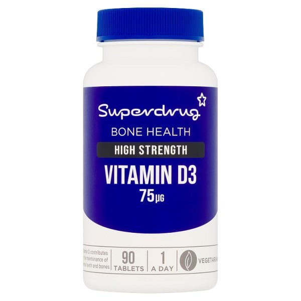 Superdrug High Strength Vitamin D 75ug 90s